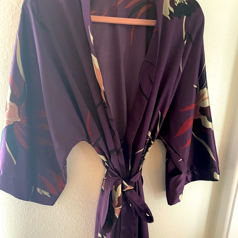 Kim + Ono purple kimono full length